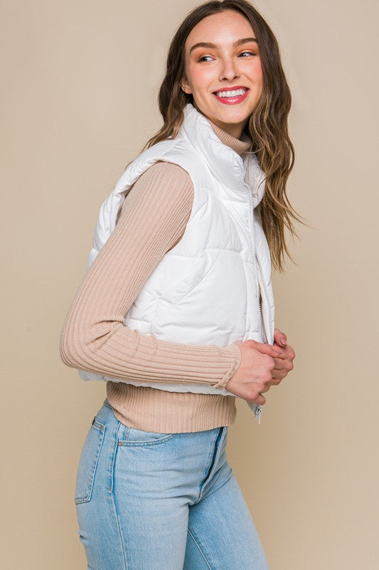 Puffer Vest With Pockets-9