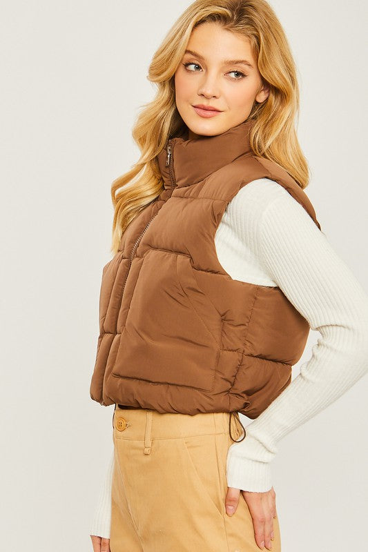 Puffer Vest With Pockets-7