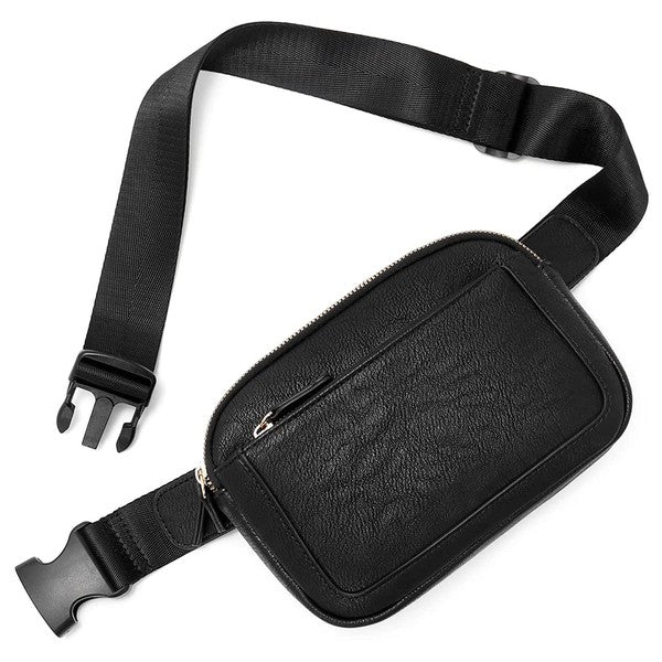 Presly Vegan Leather Everywhere Sling Belt Bag-6