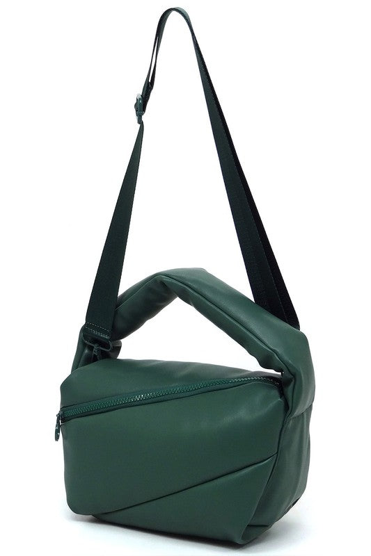 Fashion Puffy Tote Crossbody Bag-3